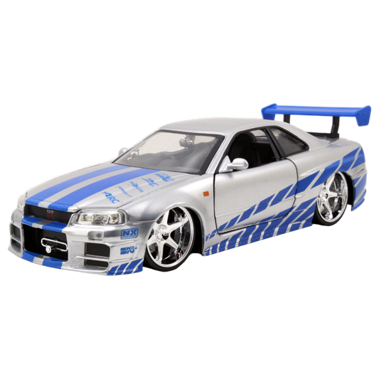 Fast and Furious - '02 Nissan Skyline GT-R 1:24 Scale Hollywood Ride - Jada Toys