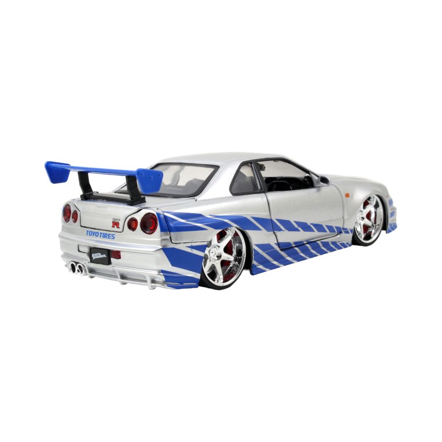 Image Pop Weasel - Image 4 of Fast and Furious - '02 Nissan Skyline GT-R 1:24 Scale Hollywood Ride - Jada Toys - Die-Cast - Image - Pop Weasel