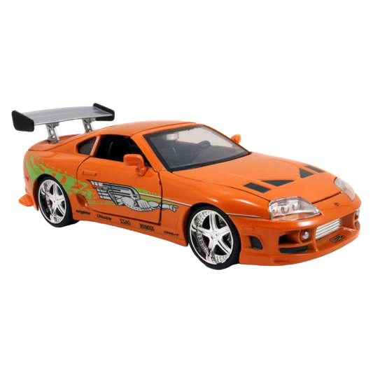 Pop Weasel Image of Fast and Furious - '95 Toyota Supra 1:24 Scale Hollywood Ride - Jada Toys