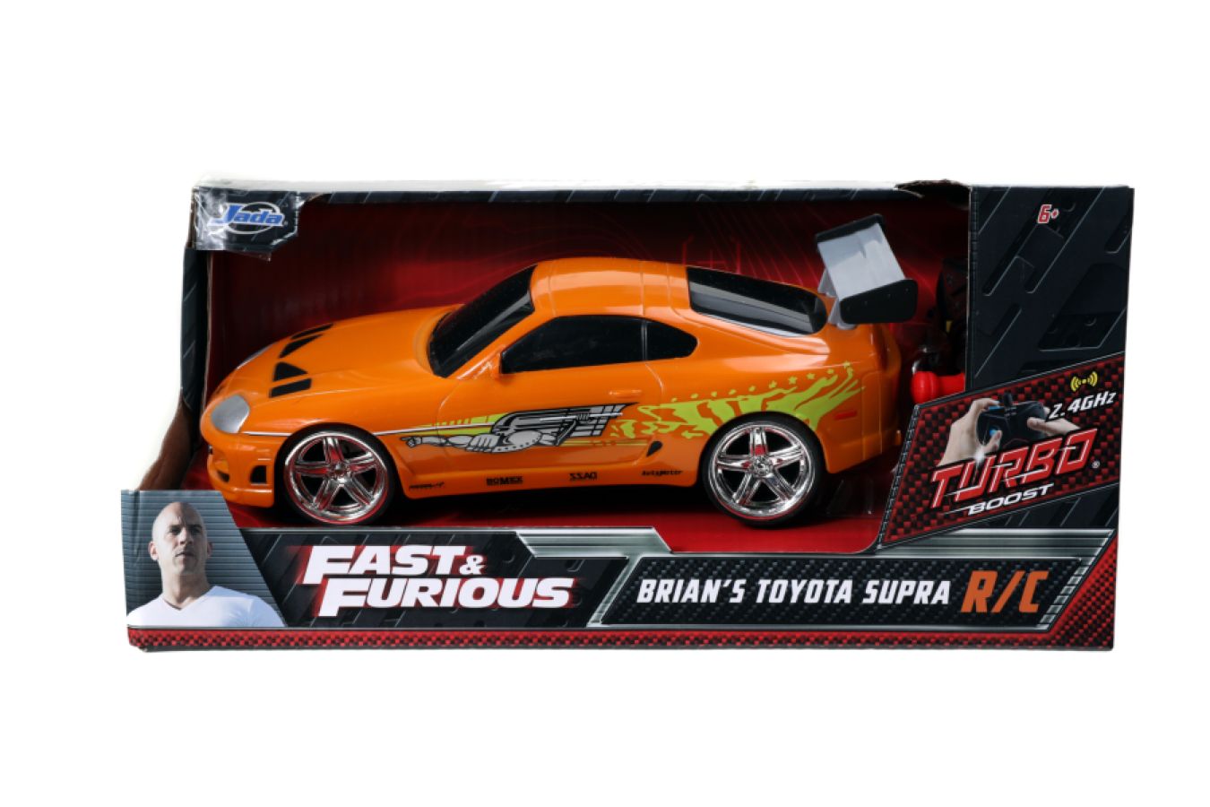 Image Pop Weasel - Image 7 of Fast & Furious - 1995 Toyota Supra 1:24 Scale Remote Control Car - Jada Toys