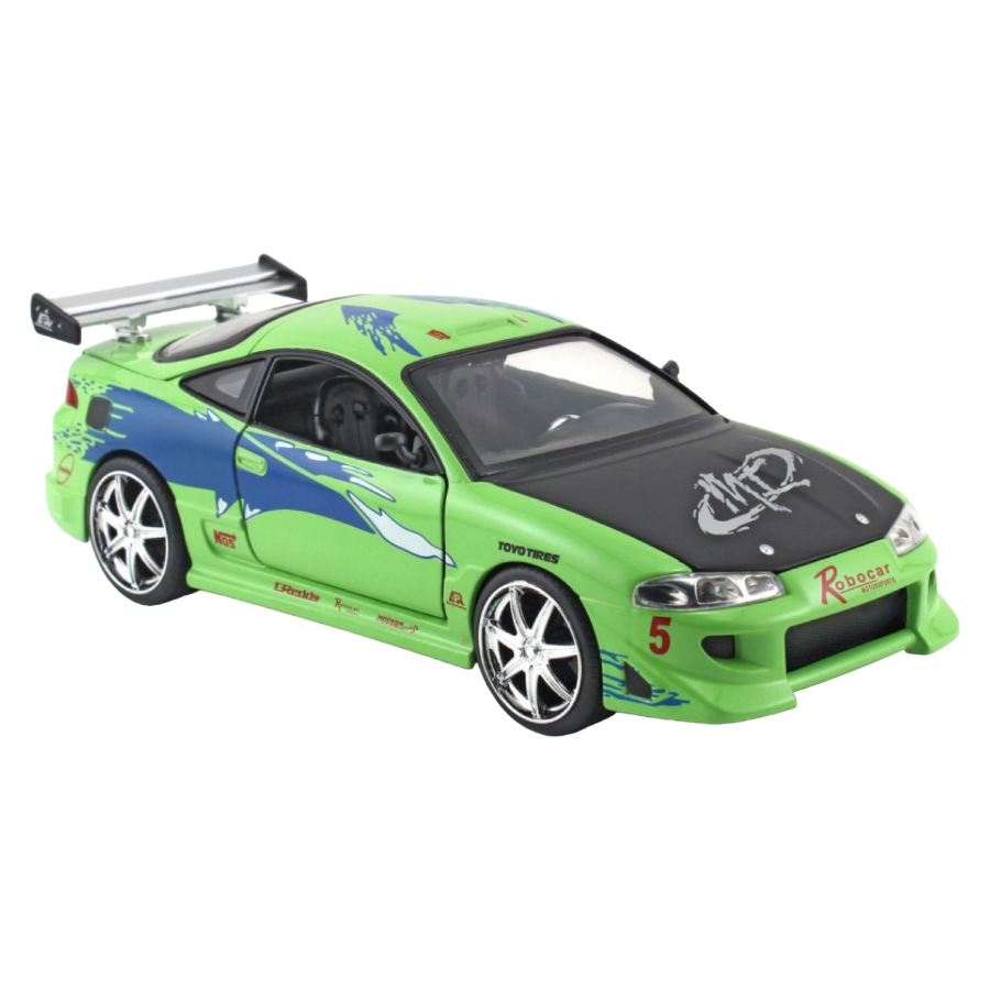 Pop Weasel Image of Fast and Furious - Mitsubishi Eclipse 1:24 Scale Hollywood Ride - Jada Toys - Die Cast - Image - Pop Weasel