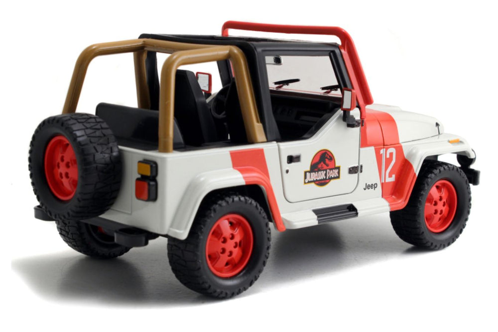 Pop Weasel - Image 5 of Jurassic World - '92 Jeep Wrangler 1:24 Scale Hollywood Ride - Jada Toys - Die Cast - Image - Pop Weasel