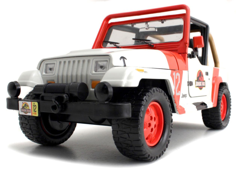 Pop Weasel - Image 9 of Jurassic World - '92 Jeep Wrangler 1:24 Scale Hollywood Ride - Jada Toys - Die Cast - Image - Pop Weasel