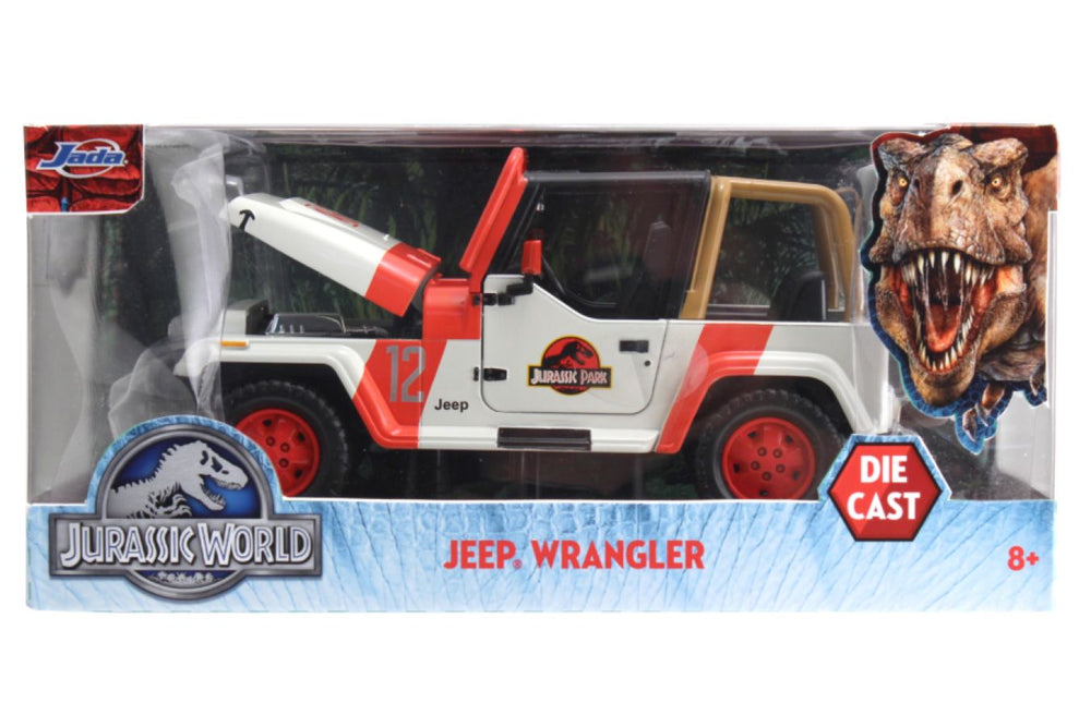 Pop Weasel - Image 11 of Jurassic World - '92 Jeep Wrangler 1:24 Scale Hollywood Ride - Jada Toys - Die Cast - Image - Pop Weasel