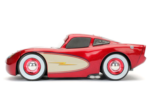 Image Pop Weasel - Image 2 of Cars - Cruising Lightning McQueen 1:24 Scale Die-cast Vehicle - Jada Toys