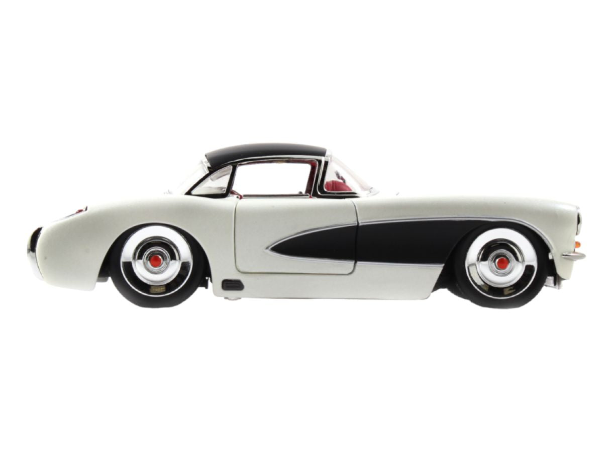 Image Pop Weasel - Image 4 of Big Time Muscle - 1957 Chevy Corvette 1:24 Scale Diecast Vehicle - Jada toys