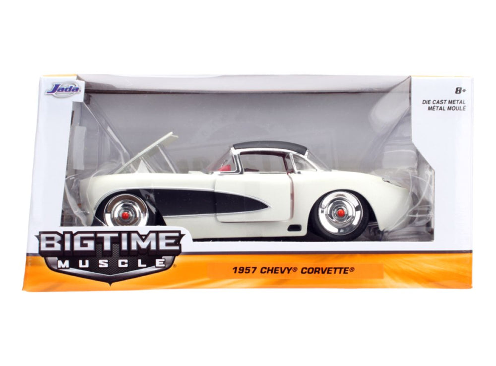 Image Pop Weasel - Image 7 of Big Time Muscle - 1957 Chevy Corvette 1:24 Scale Diecast Vehicle - Jada toys - Diecast - Image - Pop Weasel