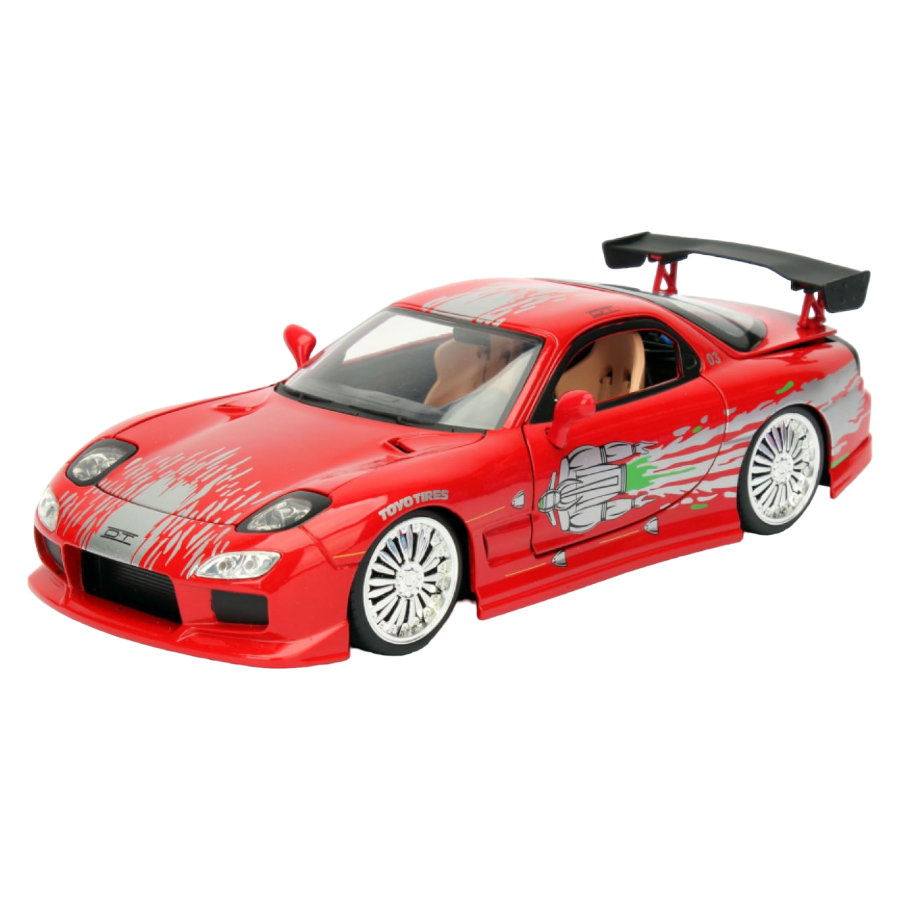 Pop Weasel Image of Fast and Furious - 1993 Mazda RX-7 1:24 Scale Hollywood Ride - Jada Toys - Die Cast - Image - Pop Weasel