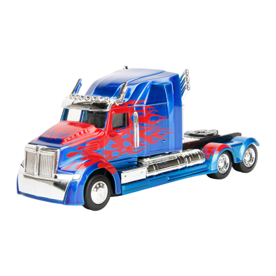 Pop Weasel Image of Transformers 5 - Optimus Prime Western Star Truck Free Rolling 1:32 Scale Hollywood Ride - Jada Toys - Die Cast - Image - Pop Weasel