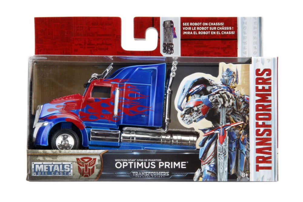 Pop Weasel - Image 9 of Transformers 5 - Optimus Prime Western Star Truck Free Rolling 1:32 Scale Hollywood Ride - Jada Toys - Die Cast - Image - Pop Weasel