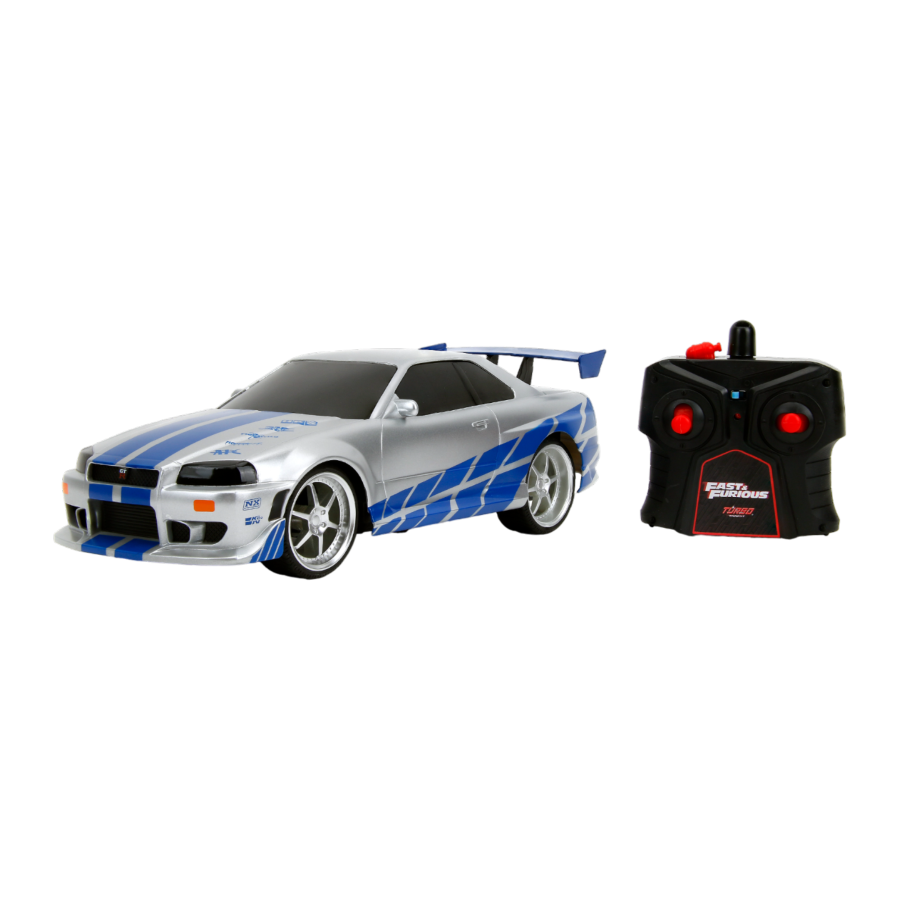 Fast & Furious - 2002 Nissan Skyline GT-R (BNR34) 1:16 Scale Remote Control Car - Jada Toys - Remote Control Car - Image - Pop Weasel