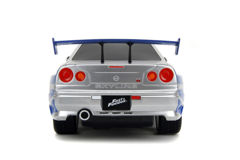 Image Pop Weasel - Image 4 of Fast & Furious - 2002 Nissan Skyline GT-R (BNR34) 1:16 Scale Remote Control Car - Jada Toys - Remote Control Car - Image - Pop Weasel