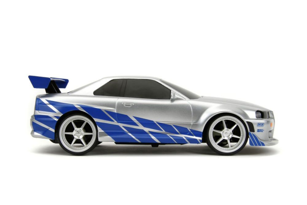 Image Pop Weasel - Image 5 of Fast & Furious - 2002 Nissan Skyline GT-R (BNR34) 1:16 Scale Remote Control Car - Jada Toys - Remote Control Car - Image - Pop Weasel