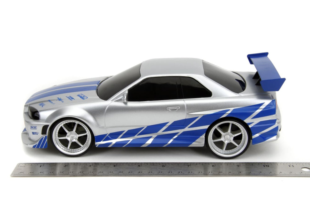 Image Pop Weasel - Image 7 of Fast & Furious - 2002 Nissan Skyline GT-R (BNR34) 1:16 Scale Remote Control Car - Jada Toys - Remote Control Car - Image - Pop Weasel