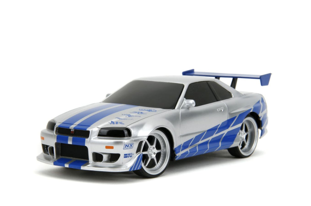 Image Pop Weasel - Image 2 of Fast & Furious - 2002 Nissan Skyline GT-R (BNR34) 1:24 Scale Remote Control Car - Jada Toys - Remote Control Car - Image - Pop Weasel