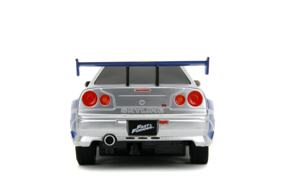 Image Pop Weasel - Image 4 of Fast & Furious - 2002 Nissan Skyline GT-R (BNR34) 1:24 Scale Remote Control Car - Jada Toys - Remote Control Car - Image - Pop Weasel