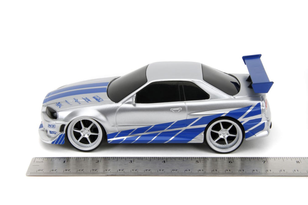 Image Pop Weasel - Image 7 of Fast & Furious - 2002 Nissan Skyline GT-R (BNR34) 1:24 Scale Remote Control Car - Jada Toys - Remote Control Car - Image - Pop Weasel