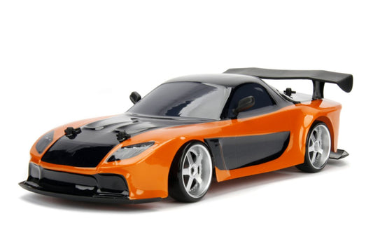 Image Pop Weasel - Image 2 of Fast & Furious - Han&#039;s 1993 Mazda RX-7 Veilside 1:10 Scale Remote Control Car - Jada Toys