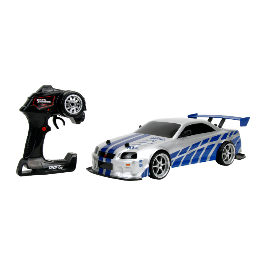 Fast & Furious - 2002 Nissan Skyline GT-R (BNR34) 1:10 Scale Remote Control Car - Jada Toys - Remote Control Car - Image - Pop Weasel