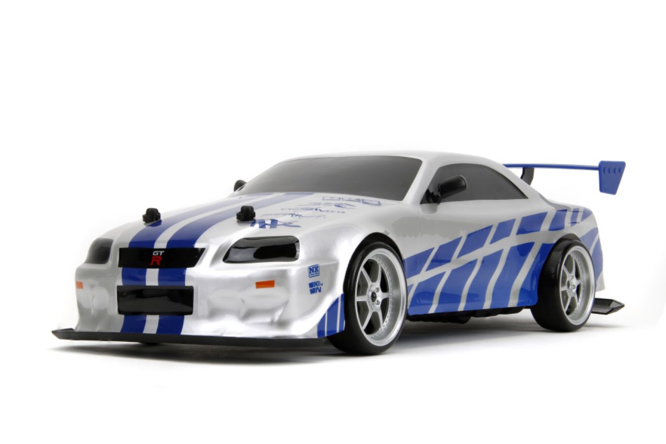 Image Pop Weasel - Image 2 of Fast & Furious - 2002 Nissan Skyline GT-R (BNR34) 1:10 Scale Remote Control Car - Jada Toys