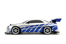 Image Pop Weasel - Image 3 of Fast & Furious - 2002 Nissan Skyline GT-R (BNR34) 1:10 Scale Remote Control Car - Jada Toys