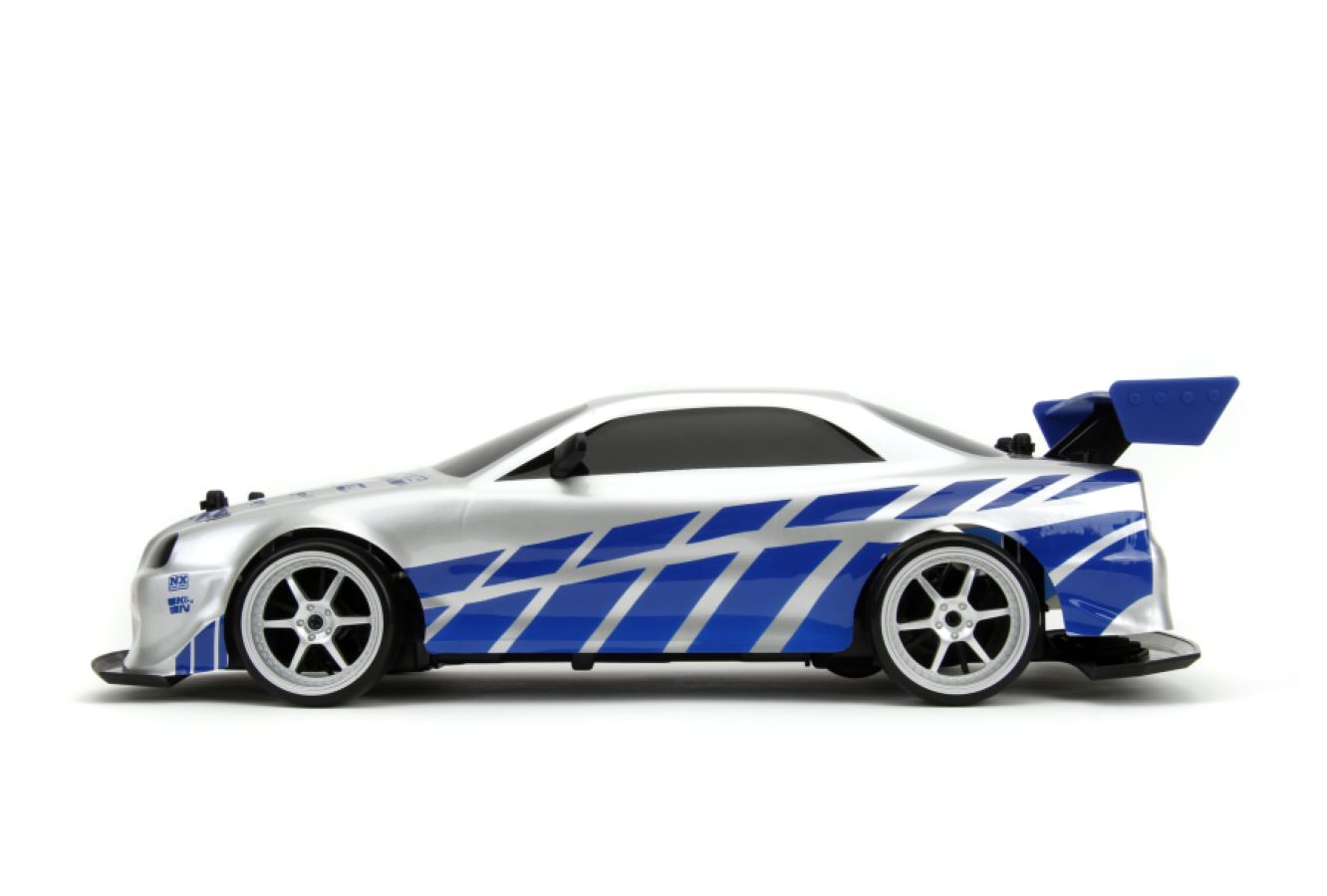 Image Pop Weasel - Image 3 of Fast & Furious - 2002 Nissan Skyline GT-R (BNR34) 1:10 Scale Remote Control Car - Jada Toys