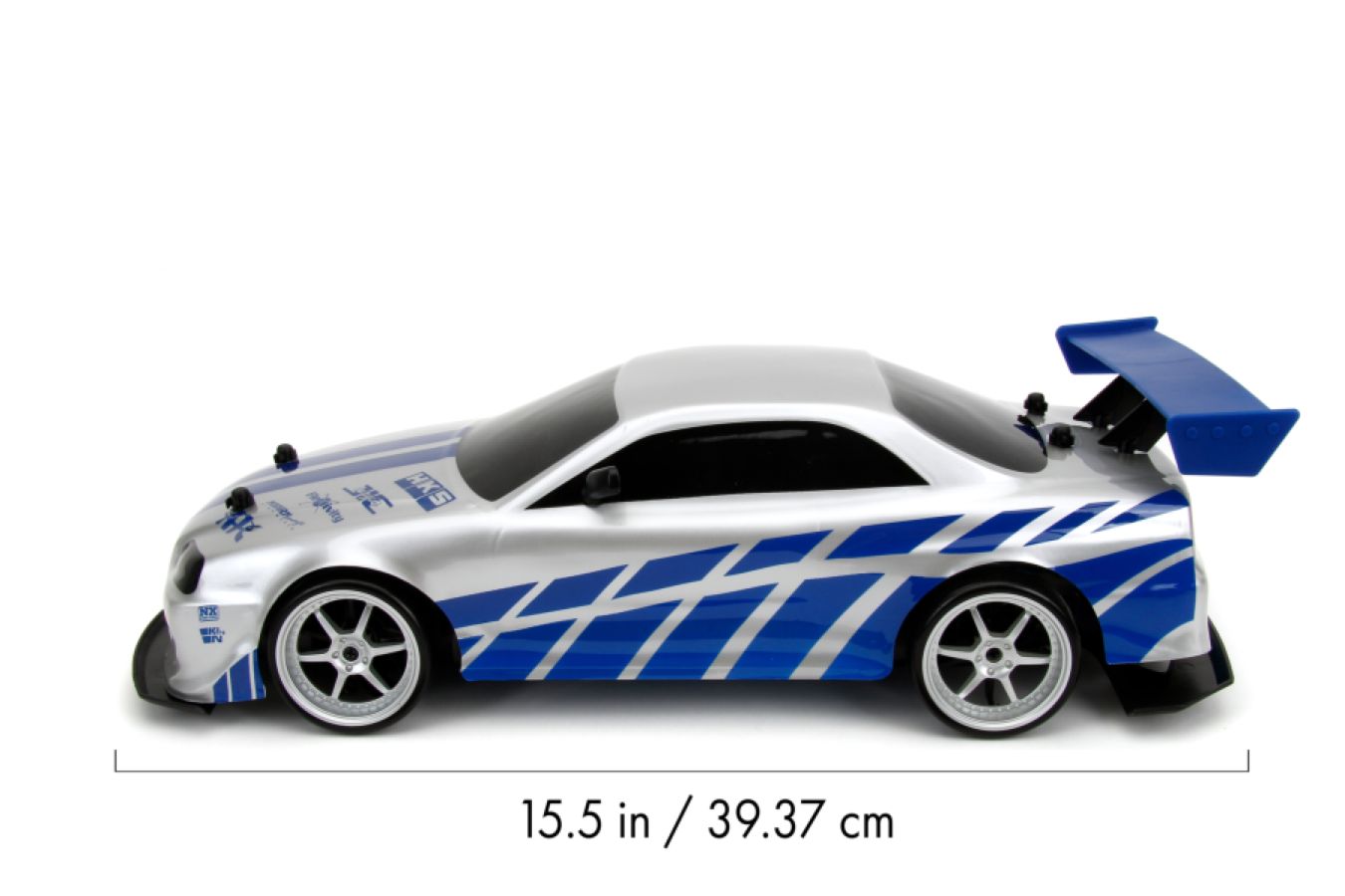 Image Pop Weasel - Image 8 of Fast & Furious - 2002 Nissan Skyline GT-R (BNR34) 1:10 Scale Remote Control Car - Jada Toys