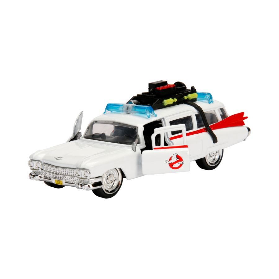 Pop Weasel - Image 4 of Ghostbusters (1984) - Ecto-1 Hollywood Rides 1:32 Scale Diecast Vehicle - Jada Toys - Die Cast - Image - Pop Weasel