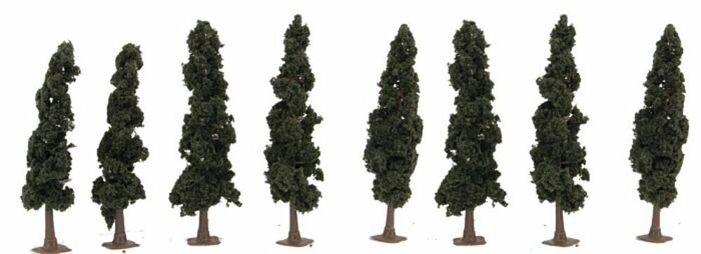 Conifer Trees 4- 4.5&quot; (8) - Model - Image - Pop Weasel