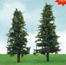 Fir Trees 101.6mm (2) - Model - Image - Pop Weasel