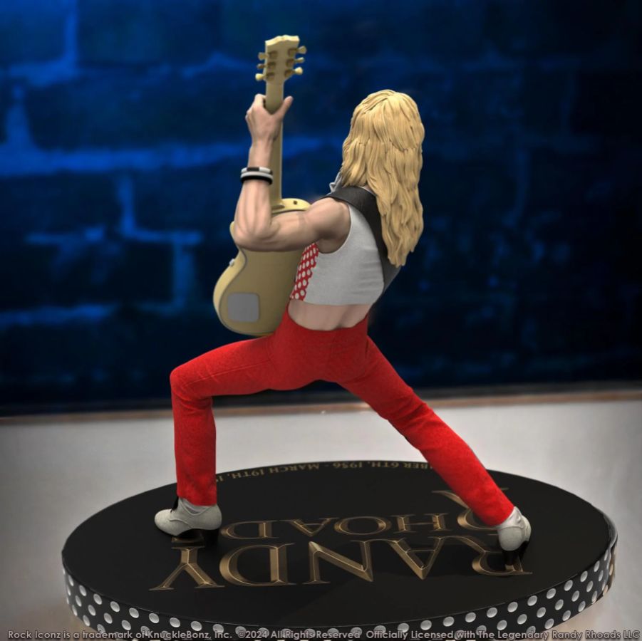 Image Pop Weasel - Image 5 of Randy Rhoads IV - The Early Years (Red Version) Rock Iconz Statue - Knucklebonz - Statue - Image - Pop Weasel