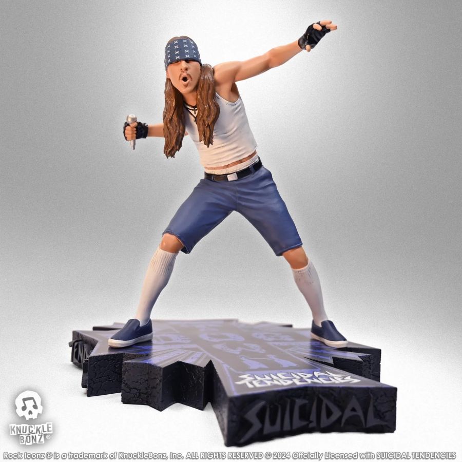 Image Pop Weasel - Image 2 of Suicidal Tendencies - Mike Muir Rock Iconz Statue - Knucklebonz - Statue - Image - Pop Weasel