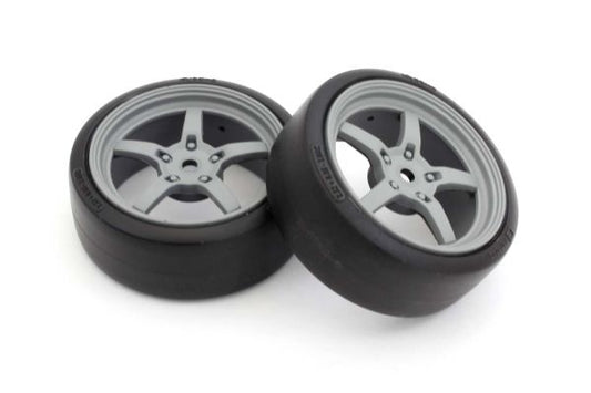 1/10 T&amp;W: Drift Tyre(2) 5Spoke