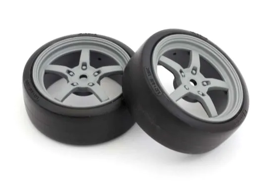 1/10 T&amp;W:Drift Tyre(2) 5 White - Model - Image - Pop Weasel