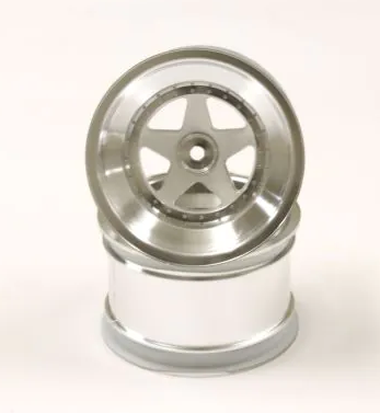 2.2&quot; RR Wheels Satin Chrome - Model - Image - Pop Weasel