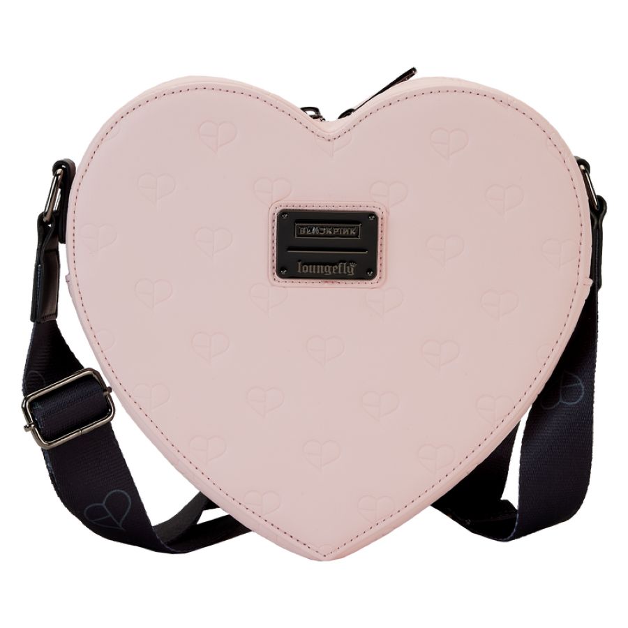 Pop Weasel - Image 5 of Blackpink - All-Over-Print Heart Shaped Crossbody Bag - Loungefly - Bags, Wallets & Purses - Image - Pop Weasel