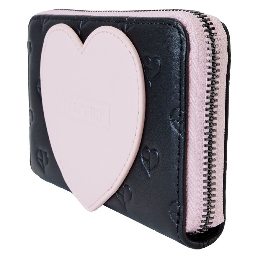 Pop Weasel - Image 2 of Blackpink - All-Over-Print Heart Zip Around Wallet - Loungefly