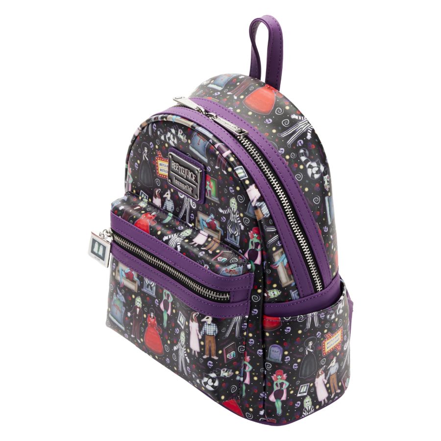 Pop Weasel - Image 4 of Beetlejuice - Icons Mini Backpack - Loungefly