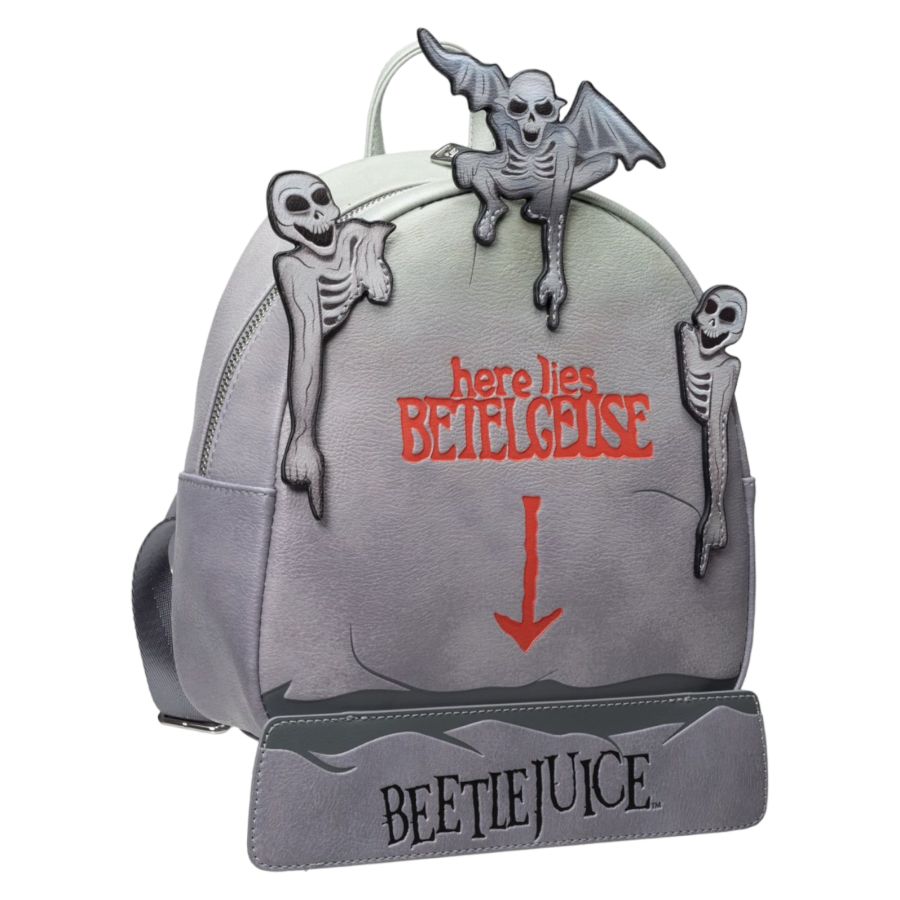 Pop Weasel - Image 4 of Beetlejuice - Tombstone US Exclusive Glow Mini Backpack [RS] - Loungefly - Bags, Wallets & Purses - Image - Pop Weasel