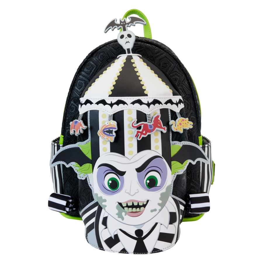 Beetlejuice - Carousel Light-up Cosplay Mini Backpack - Loungefly - Bags, Wallets & Purses - Image - Pop Weasel