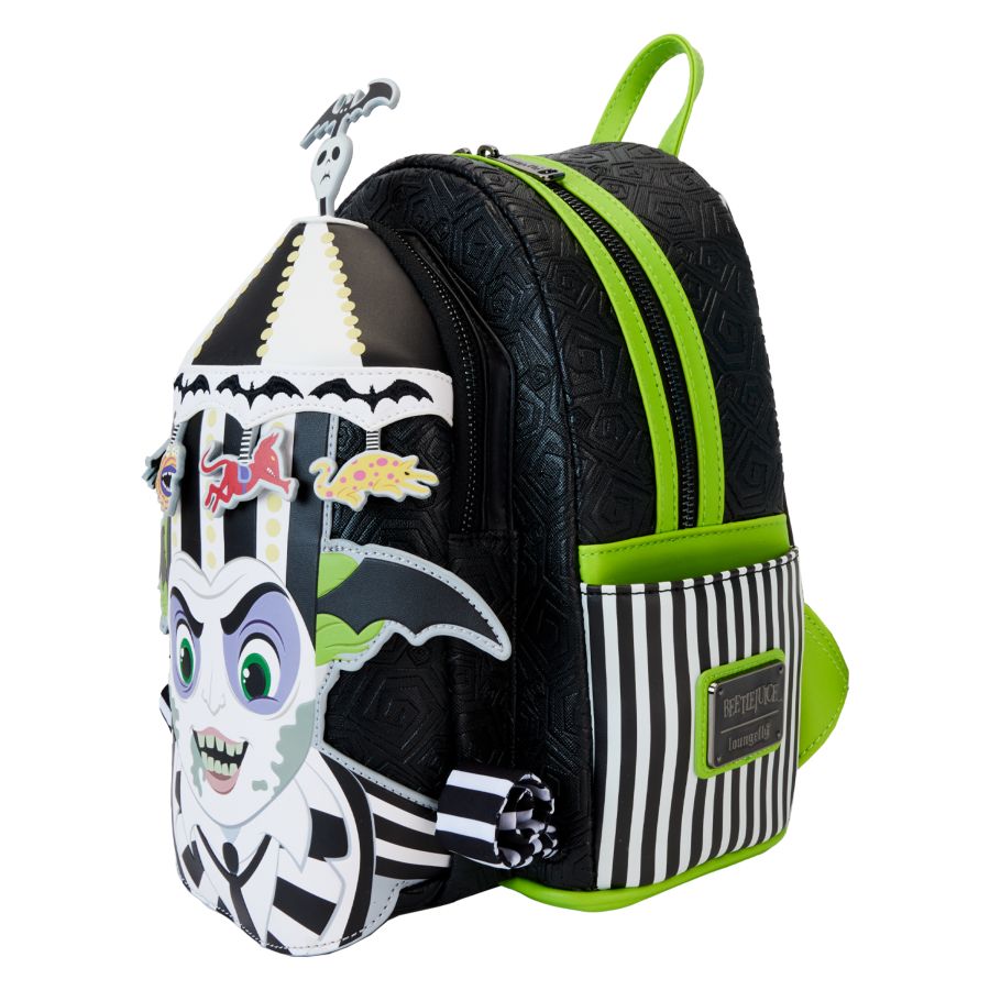 Image Pop Weasel - Image 3 of Beetlejuice - Carousel Light-up Cosplay Mini Backpack - Loungefly - Bags, Wallets & Purses - Image - Pop Weasel