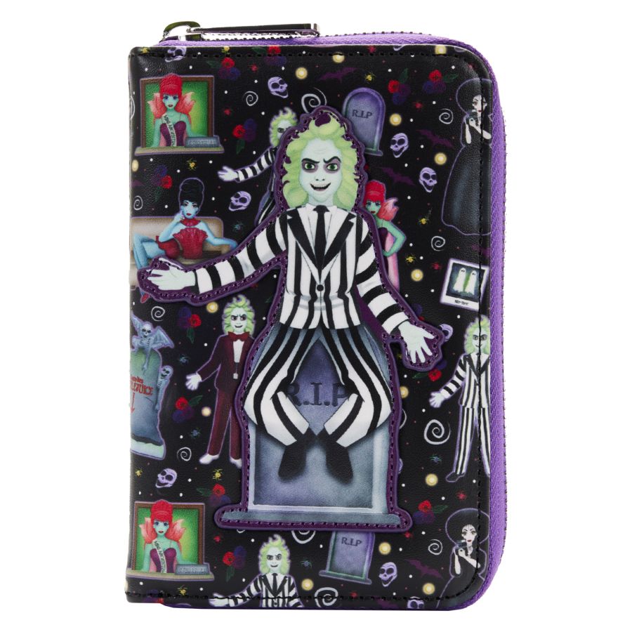 Pop Weasel - Image 2 of Beetlejuice - Icons Zip Purse - Loungefly - Bags, Wallets & Purses - Image - Pop Weasel