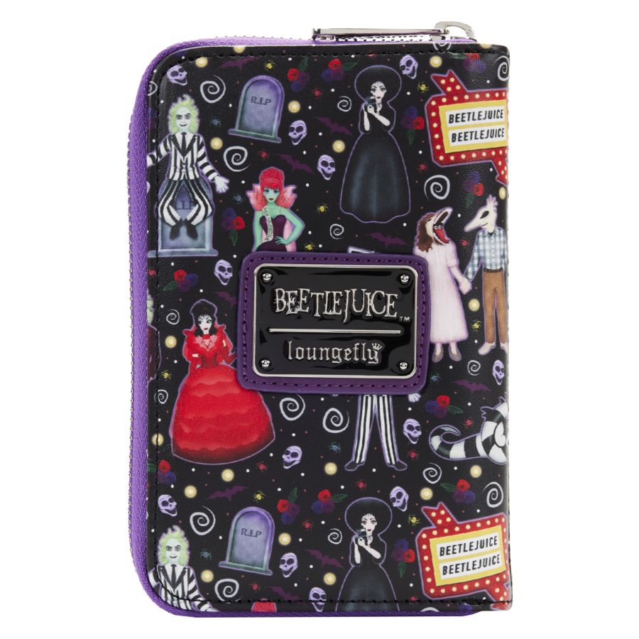 Pop Weasel - Image 4 of Beetlejuice - Icons Zip Purse - Loungefly - Bags, Wallets & Purses - Image - Pop Weasel