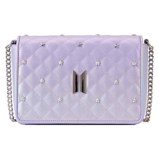 Pop Weasel Image of BTS - Funko Pop! By Loungefly BTS Logo Iridescent Purple Crossbody - Loungefly