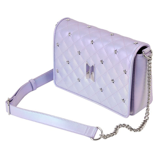 Pop Weasel - Image 2 of BTS - Funko Pop! By Loungefly BTS Logo Iridescent Purple Crossbody - Loungefly