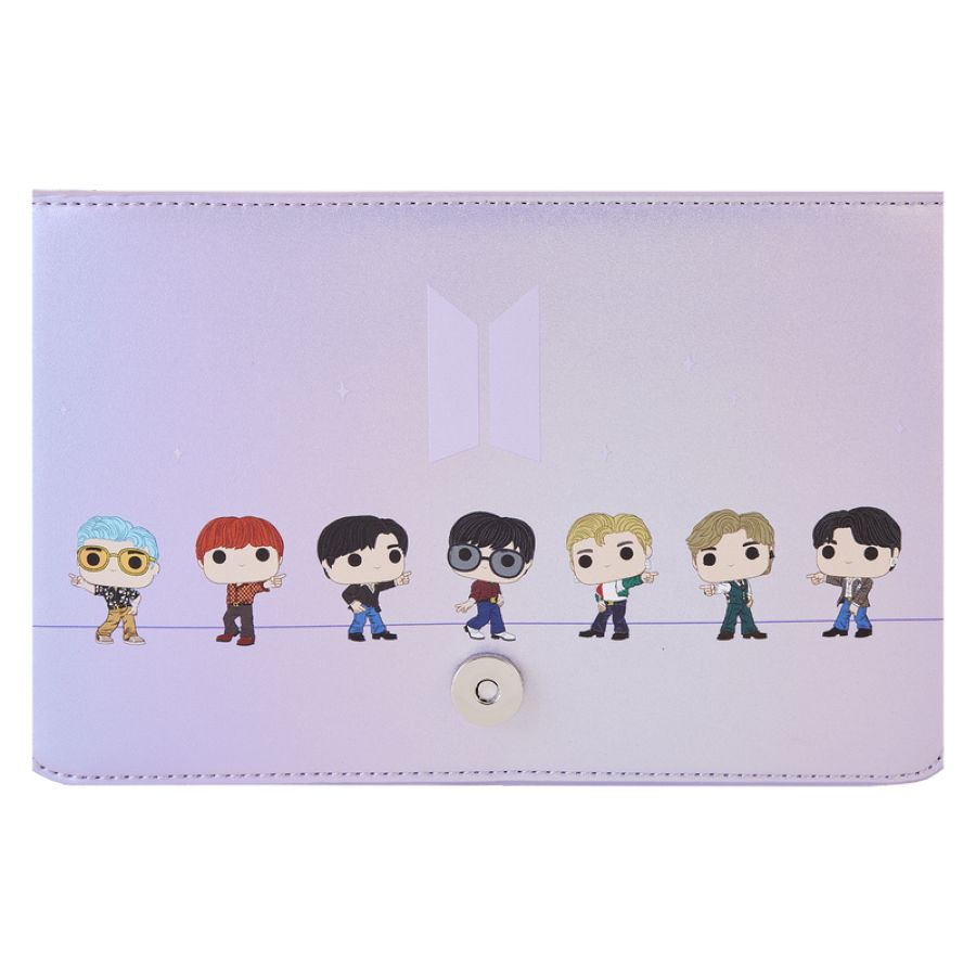 Pop Weasel - Image 3 of BTS - Funko Pop! By Loungefly BTS Logo Iridescent Purple Crossbody - Loungefly - Bags, Wallets & Purses - Image - Pop Weasel