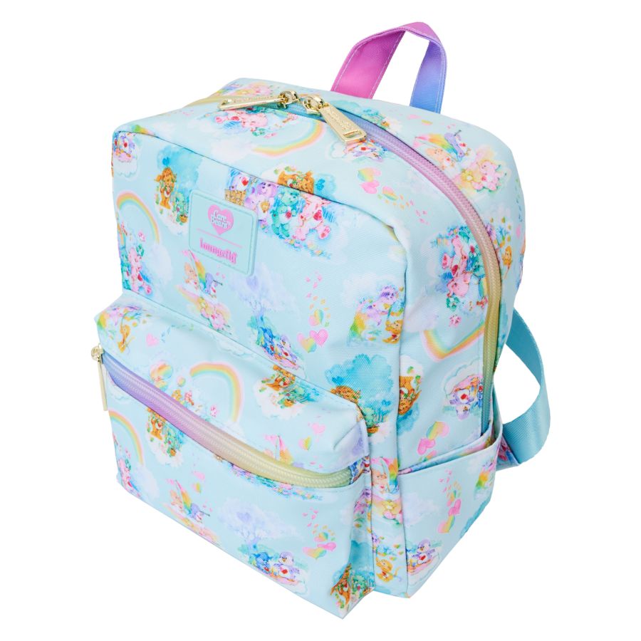 Image Pop Weasel - Image 3 of Care Bears - Cousins All-over-print Nylon Square Mini Backpack - Loungefly - Bags, Wallets & Purses - Image - Pop Weasel