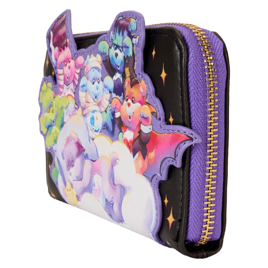 Image Pop Weasel - Image 2 of Carebears & Universal Monsters - Monsters Scary Dreams Zip Around Wallet - Loungefly