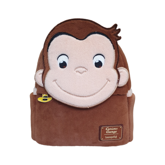 Pop Weasel Image of Curious George - Curious George US Exclusive Plush Cosplay Mini Backpack [RS] - Loungefly