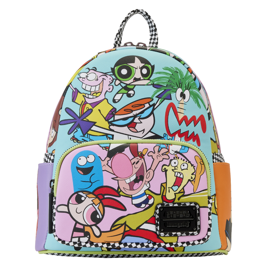 Pop Weasel Image of Cartoon Network - Retro Collage Mini Backpack - Loungefly - Bags, Wallets & Purses - Image - Pop Weasel